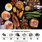 22" Griddle with Flexfold® Legs