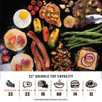 22” Tabletop Griddle with Hood