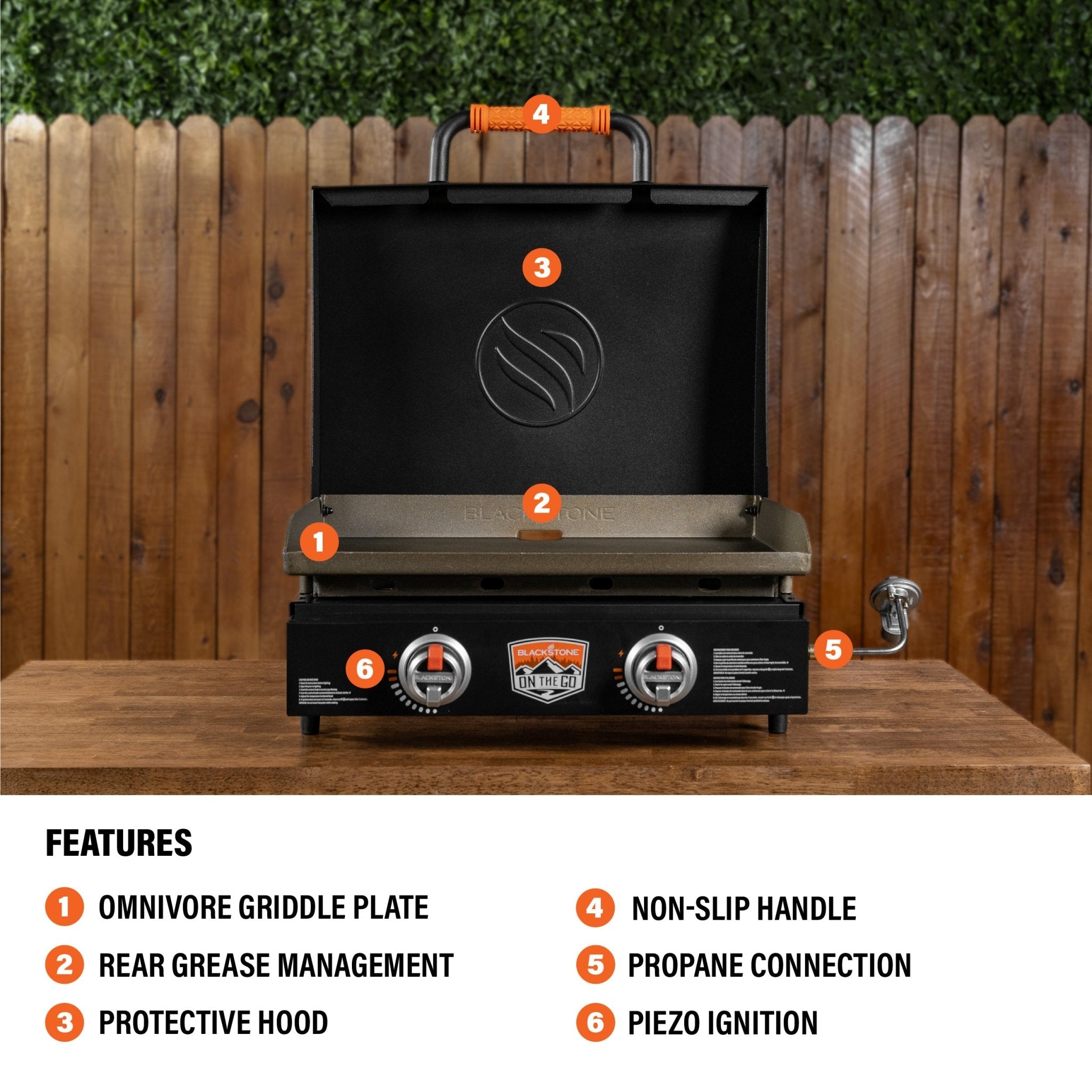 22” Tabletop Griddle with Hood