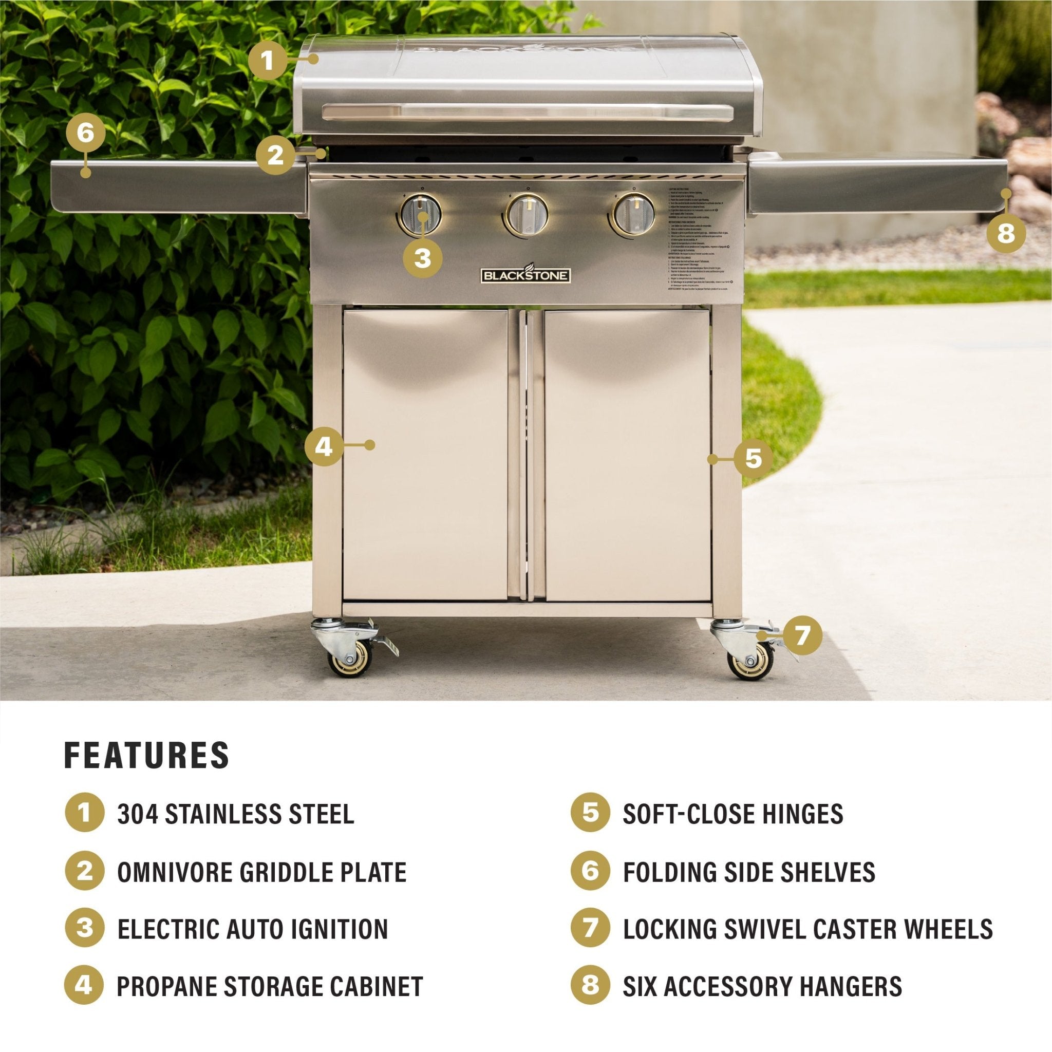 28" Griddle with Cabinet