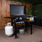 28" Griddle with Hood and Front Shelf