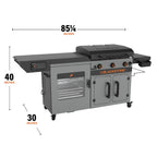 28" XL Griddle Vertical Pellet Smoker Combo