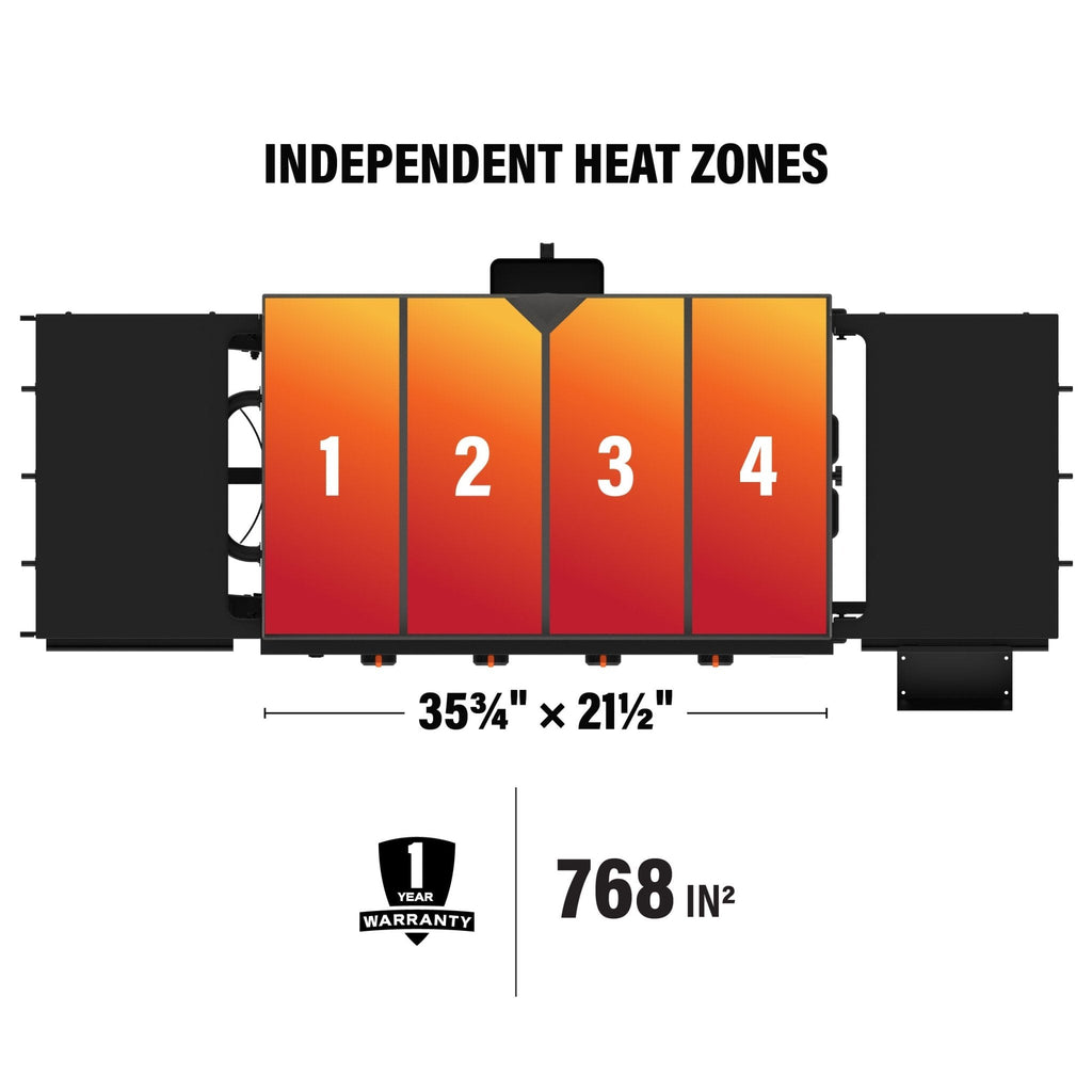36" Griddle with Hard Cover