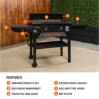 28" Griddle with Hard Cover Bundle