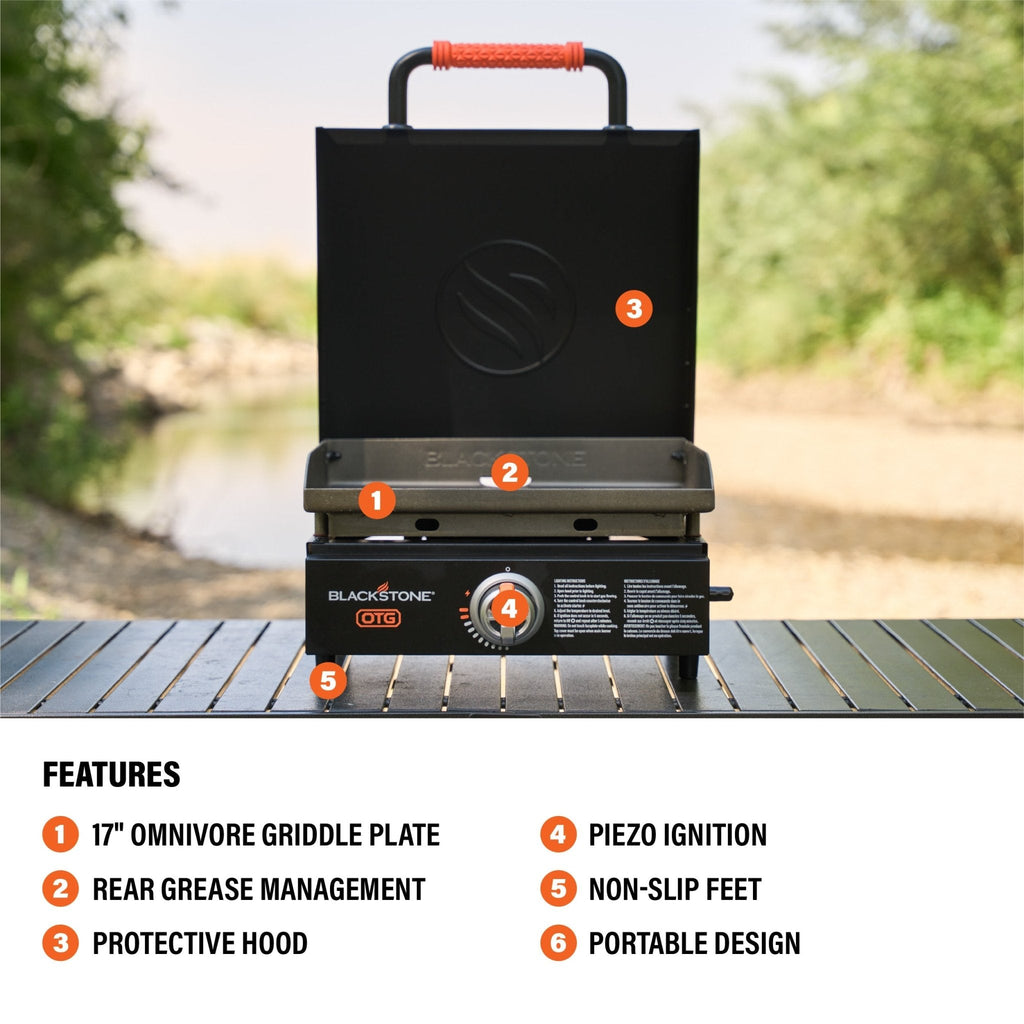 17" Tabletop Griddle with Hood