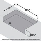 36" Drop-in Griddle with Hood (Propane)