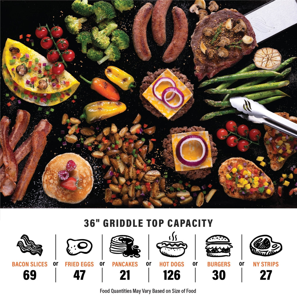 36" Drop-in Griddle with Hood (Propane)