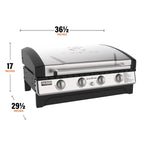 36" Drop-in Griddle with Hood (Natural Gas)